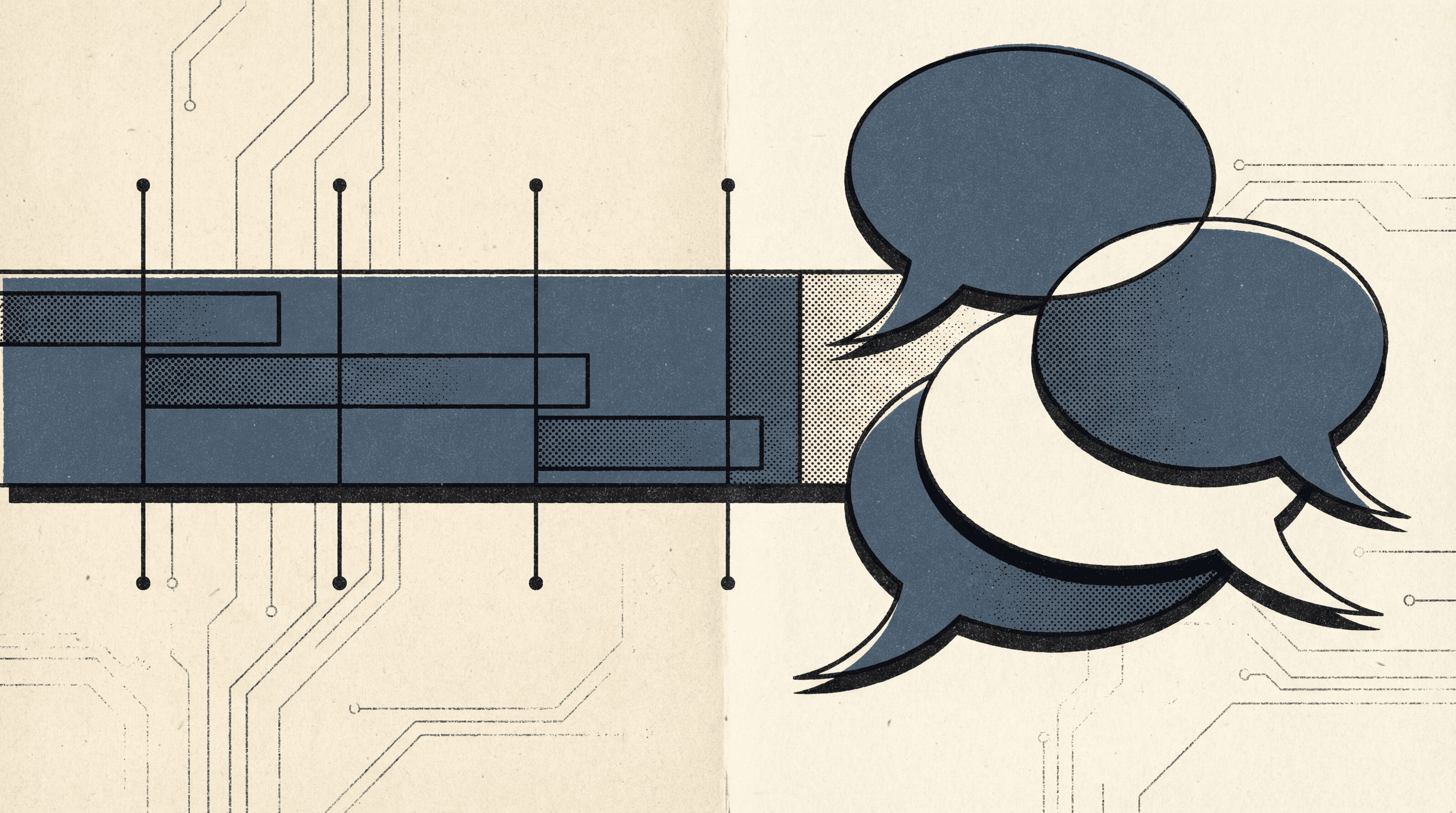 A calendar grid dissolving into organic branching roots — structured time becoming compounding growth