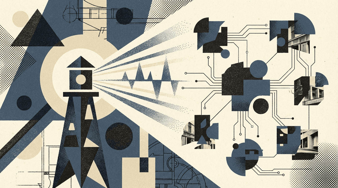 Brand citations in AI search results illustrated as a network of earned media nodes