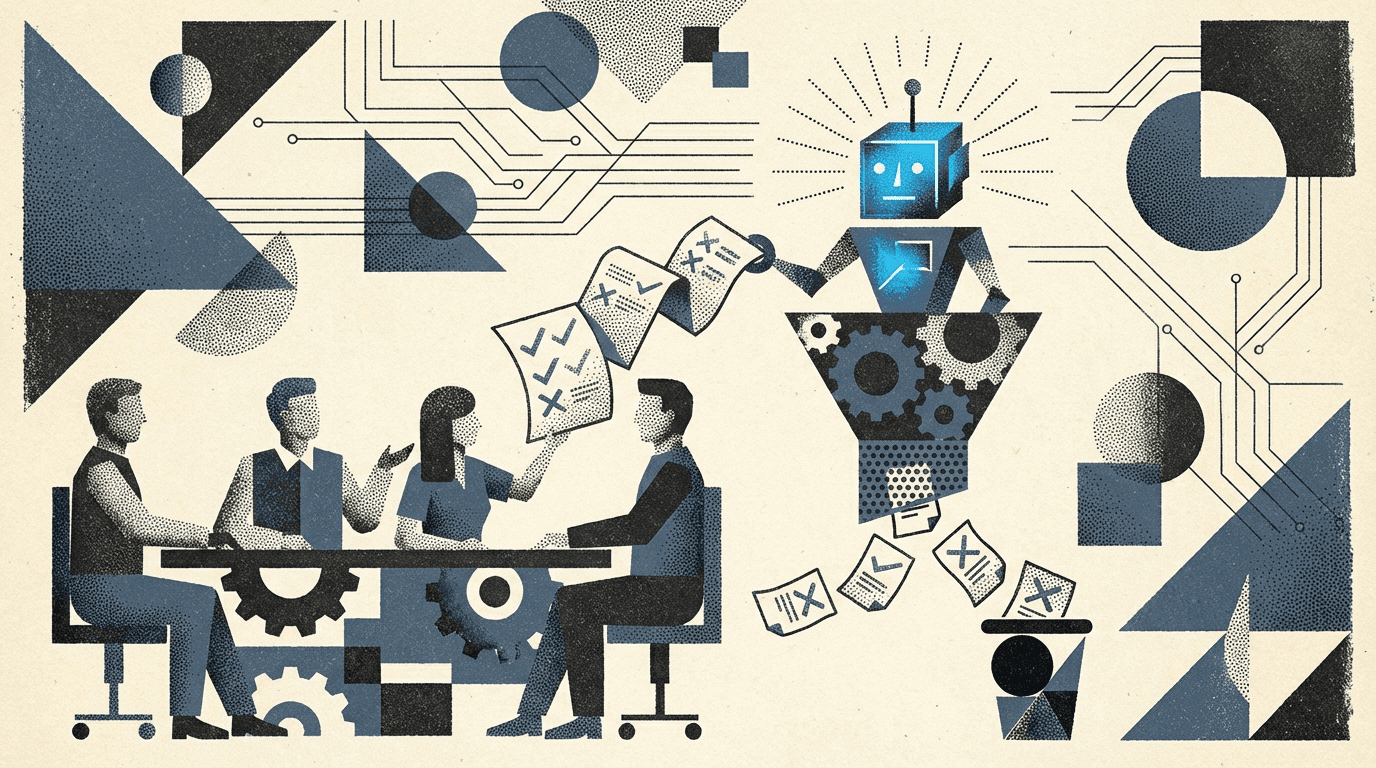 B2B buyer using AI search tools to research vendors before any human contact — the invisible pipeline problem