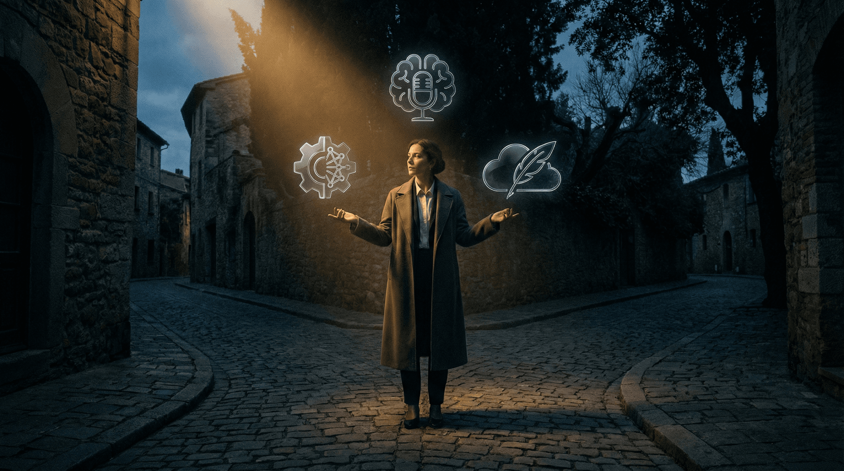 A PR professional at a crossroads of AI software choices.