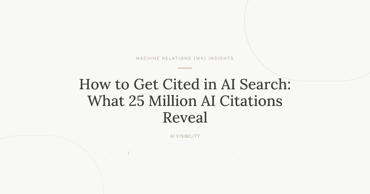 How to Get Cited in AI Search