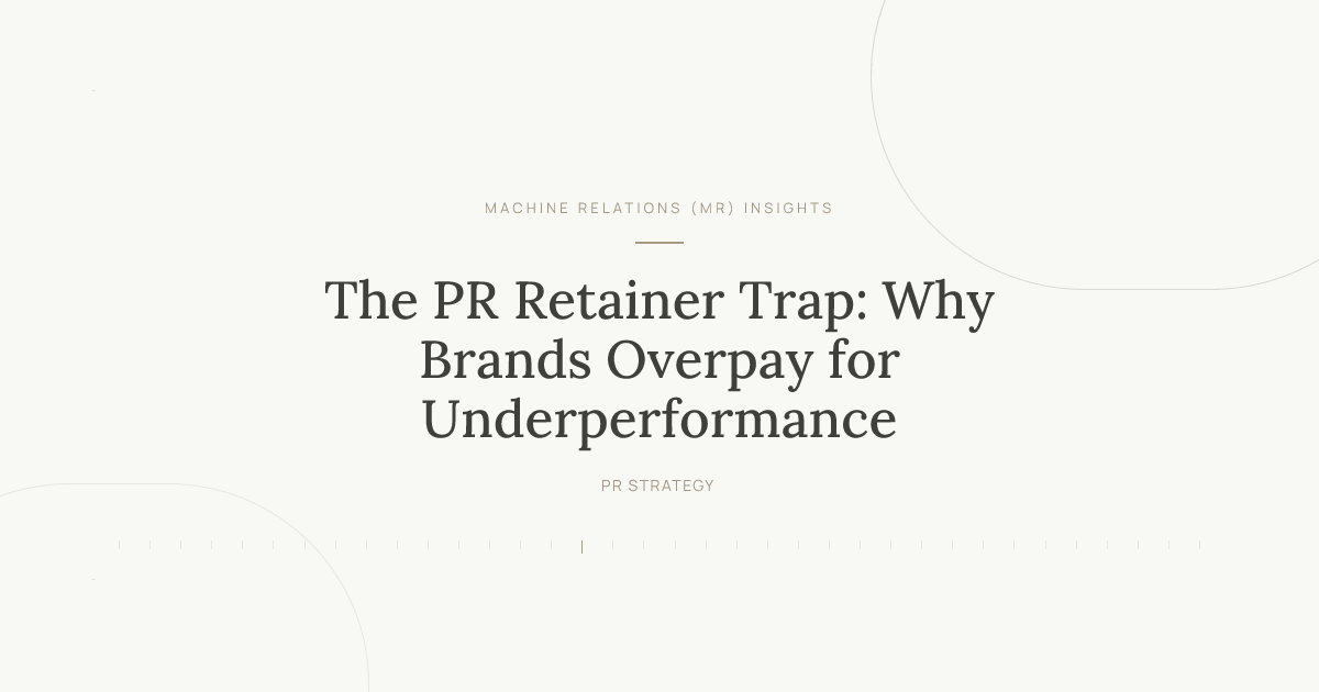 The PR Retainer Trap