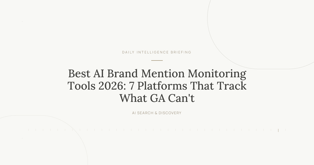 Best AI Brand Mention Monitoring Tools 2026