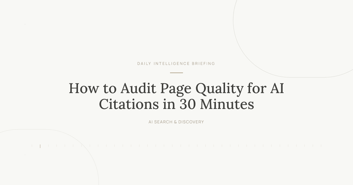 3 Page Signals That Make ChatGPT Cite You (or Ignore You)