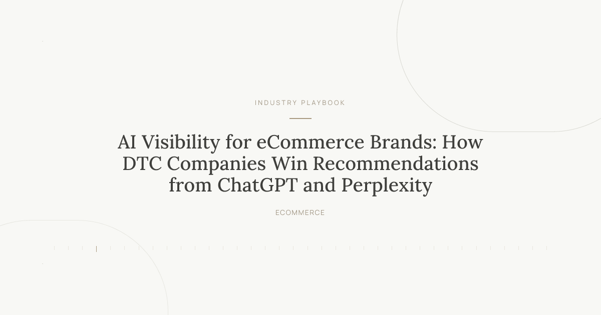 AI Visibility for eCommerce Brands