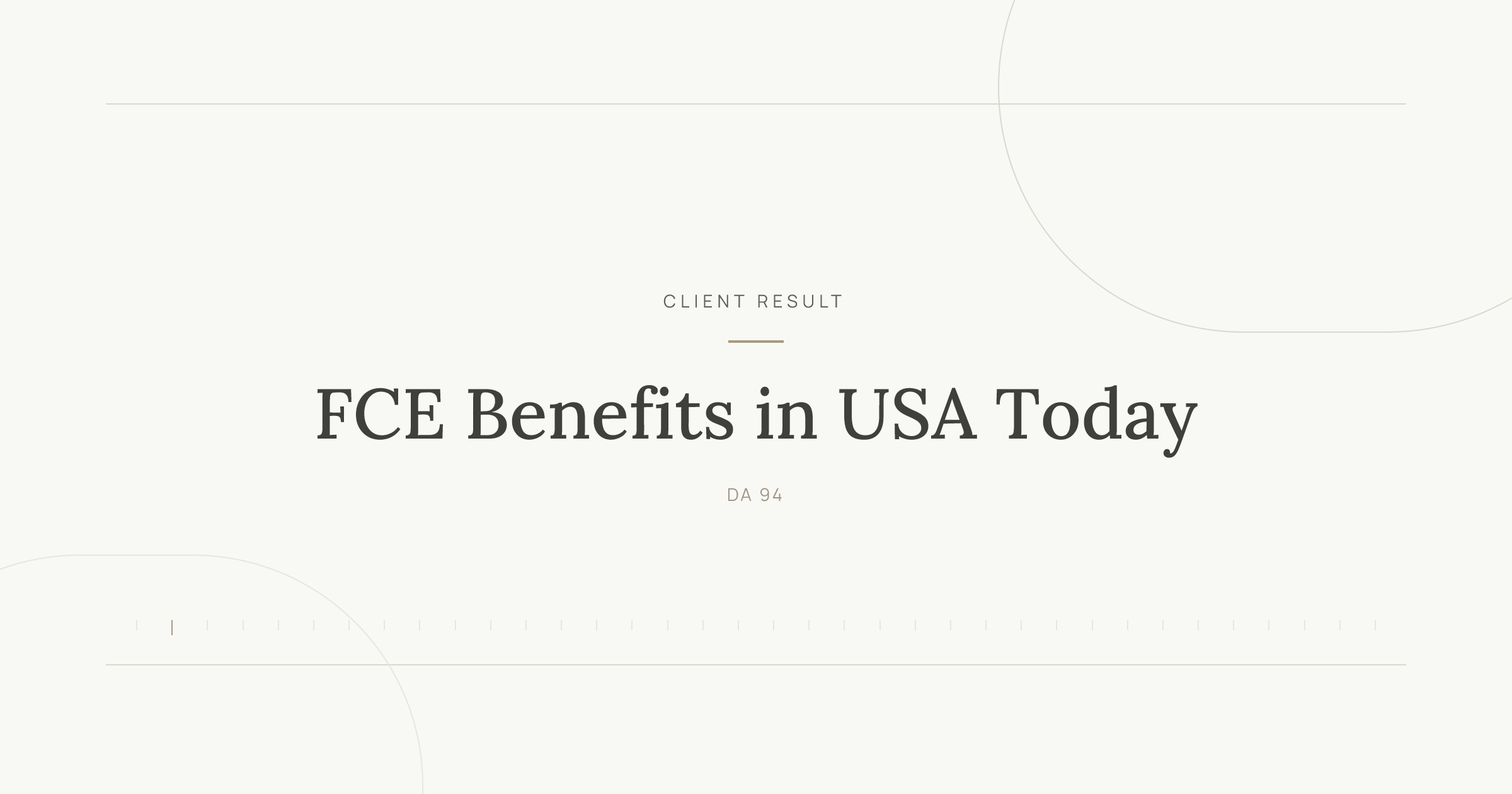 FCE Benefits featured in USA Today