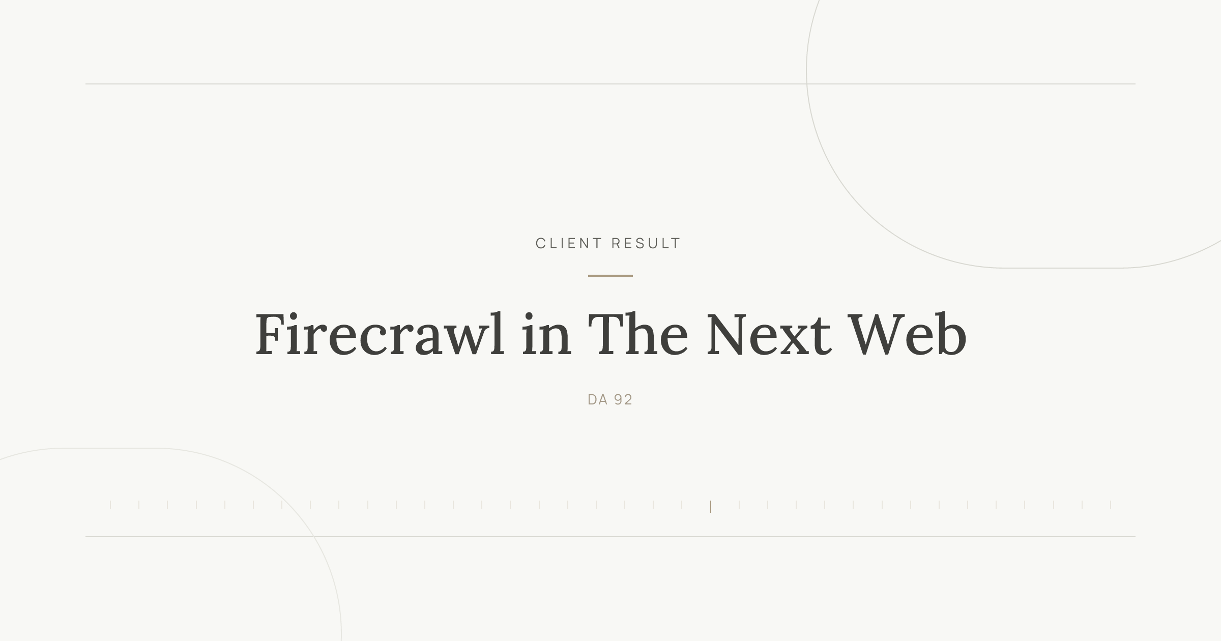 Firecrawl featured in The Next Web