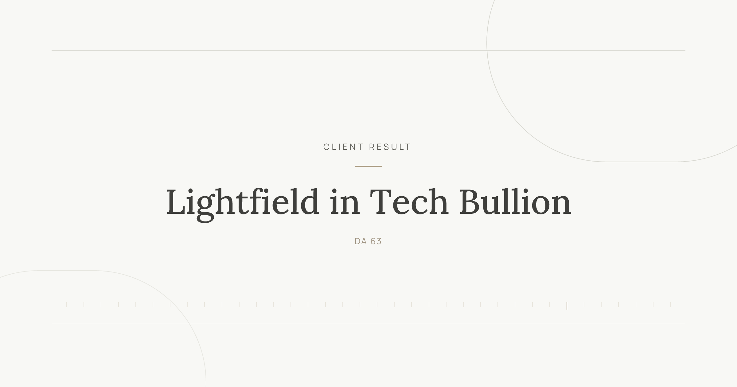 Lightfield featured in Tech Bullion