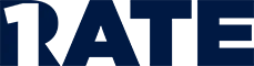1RATE logo for mortgage lending brand profile